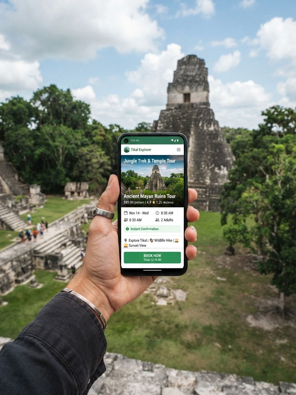 Smartphone affichant la version mobile du casino